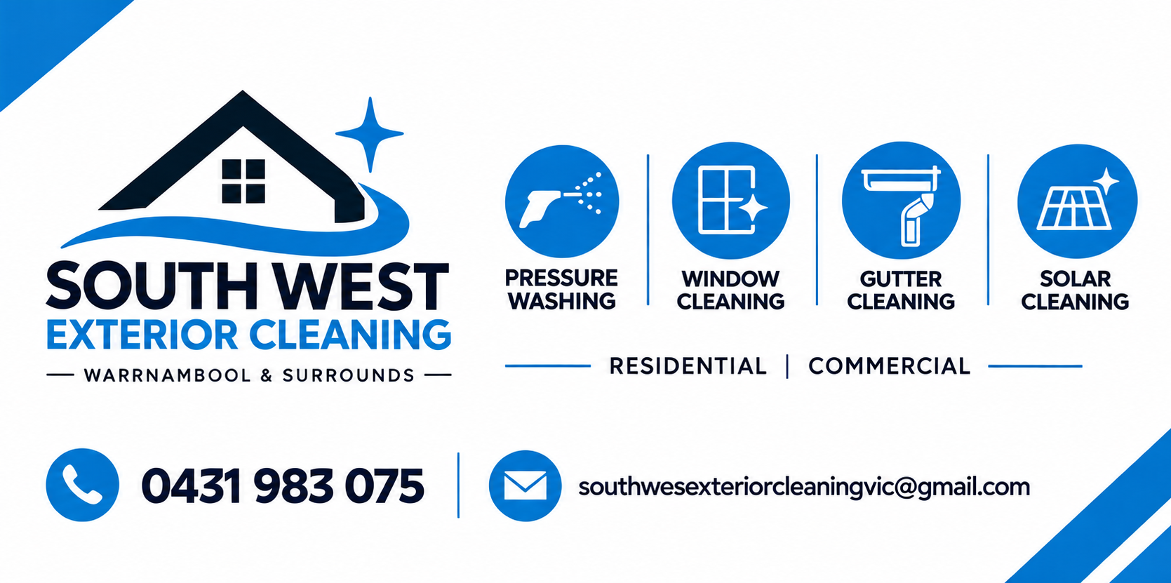 South West Exterior Cleaning services banner